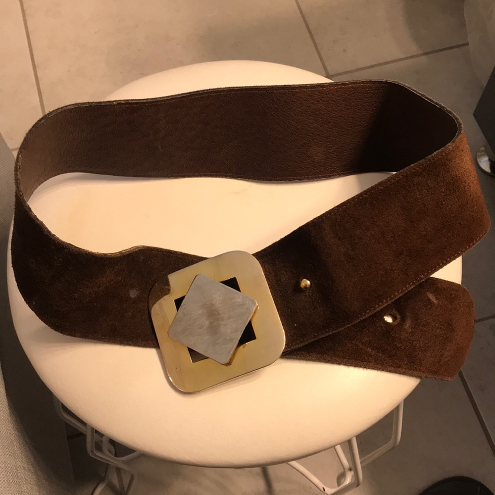 Rare, vintage Mark Cross boho hippie belt